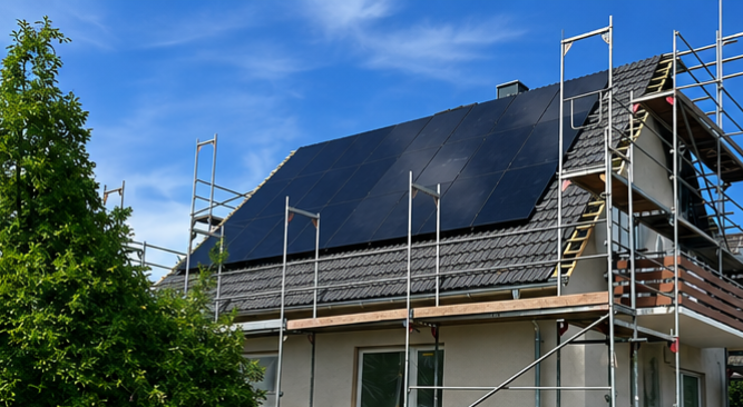 PV-Anlage Dachmontage